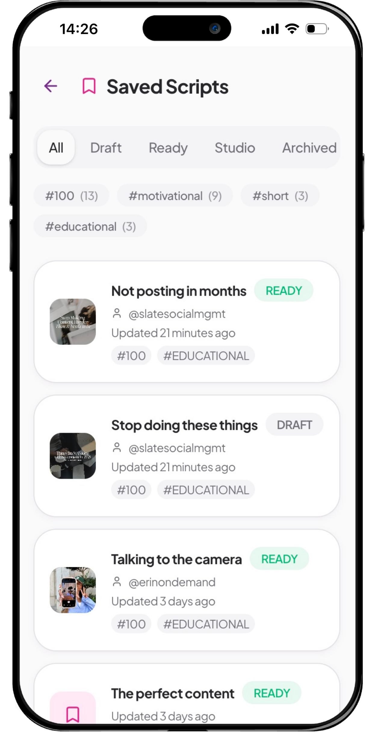 Organize your script library